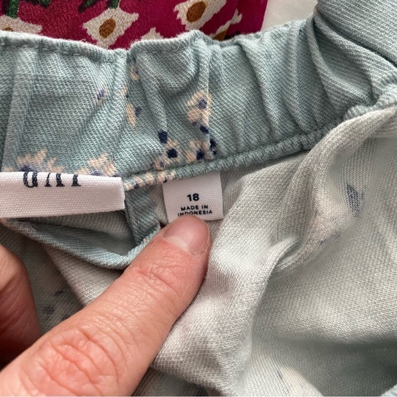 Gap Blue Floral Printed Belted Jumper Size 18 - Picture 10 of 10